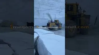 Thumbnail: Huge Komatsu & Caterpillar Wheel Loaders Working On Marble Quarry!