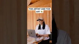 Thumbnail: The artist and the art 🎨 #graphicdesign #branddesign