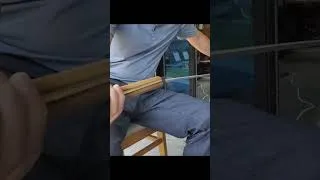 Thumbnail: The process of making a long bamboo flutes that makes amazing sounds #Shorts