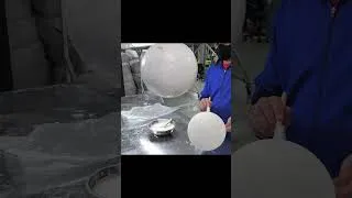 Thumbnail: process of making soccer balls in Korean factory #Shorts