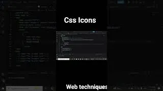 Thumbnail: 🎨 CSS Icons Made Easy in seconds! 🚀#CSS #WebDesign #Coding #CSSIcons #LearnCSS  #YouTubeShorts #Tech