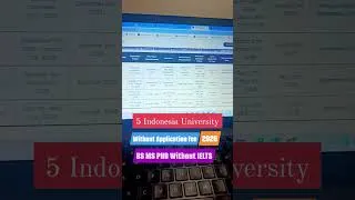 Thumbnail: #IndonesiaScholarship #BSscholarship #MSscholarship #NoIELTS #Scholarships2026 #StudyInIndonesia