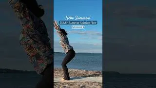 Thumbnail: Summer Solstice Yoga Flow ☀️ Midsummer in Denmark #yoga #internationalyogaday #summersolstice