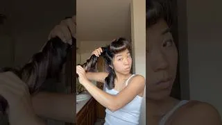 Thumbnail: First time trying the overnight heatless blowout 💁‍♀️