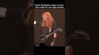 Thumbnail: Dave Mustaine angry at fan