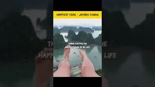 Thumbnail: Happiest Year - Jaymes Young (Lyrics) #Shorts