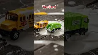 Thumbnail: Fun with Toy Cars & Paints! 🚒 Splash! Splash! 🚌✨ #toycars #toytrucks #kidssong