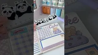 Thumbnail: ASMR 𐙚 Sticker Journal With Me ⋆.˚Purple Cake ✨#cute #sticker #aestheic