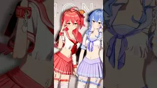 Thumbnail: Miko / Suisei ~ miComet💓 | LEMONADE CHALLENGE|【 Hololive // MMD】#hololive中文 #さくらみこ #星街すいせい