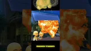 Thumbnail: Upin Upin dikejar tung tung sahur 😭 #shorts #upinipin #tungtungtungsahur