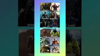 Thumbnail: Marvel Vs DC Lookalikes Darkseid Thanos Hulk The Thing Abomination King Groot Meme #viral #shorts