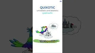 Thumbnail: SAT Vocabulary #0097: QUIXOTIC (Meaning + Memory Trick)