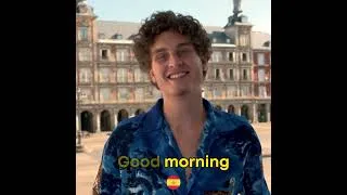 Thumbnail: How to Say "Good Morning" in Italian, French, Spanish, English (UK) & Norwegian 🌞✨