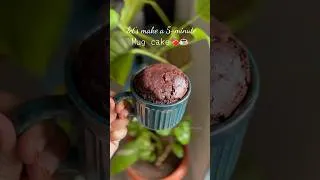 Thumbnail: Craving for something sweet? Make this 5-min Mug cake🍫☕️ #mugcake #easyrecipe  #ytshorts