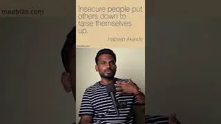 Thumbnail: why some people hate others ?Insecurities turning into hate.