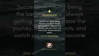 Thumbnail: Success isn't about being the best