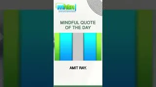 Thumbnail: Conquering Anxiety: The Power of Presence and Simplicity in Today's Mindful Quote #mentahealth