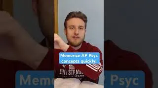 Thumbnail: How to memorize concepts for AP Psychology!