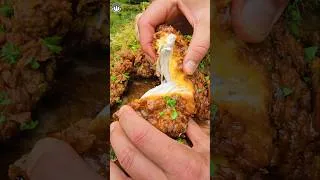 Thumbnail: This whole chicken Tender is Legendary😍 #shorts #outdoorcooking #asmr #food #nature