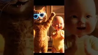 Thumbnail: Cutest Baby Dancing With a Cat - Funny cat dance videos | Meowbeat #cute #babyshorts #dance