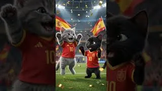 Thumbnail: A joyful group of adorable kittens celebrating a football world championship victory a  stadium.