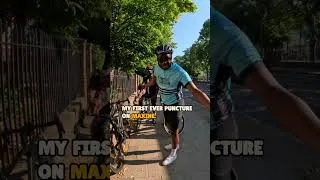 Thumbnail: Leon’s First Puncture On Maxine #cycling #cyclingshorts #cyclinglife