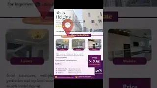 Thumbnail: 4 bedroom for sale at Abijo for N130,000,000 - contact Mercy now on 08146734999 and 08073878695