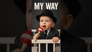 Thumbnail: BABY FRANK SINATRA SINGS  MY WAY #shorts #viral #funny #celebritybaby