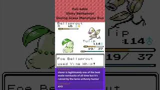 Thumbnail: Shiny Bellsprout in Polished Crystal #pokemon #romhack