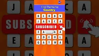 Thumbnail: Impossible word search 🌎| Can You Find The Country, City? | Word Search | Word Puzzle #viralquiz 🚩