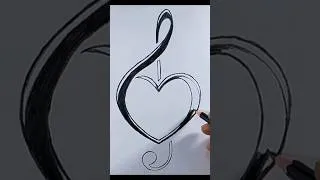 Thumbnail: How to make a heart / Heart ❤️ drawing #shorts #drawing #heart