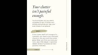 Thumbnail: Clutter Stalling