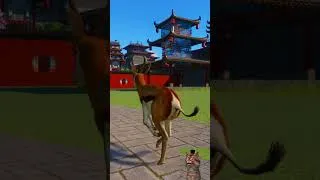 Thumbnail: Blackbuck VS Springbok - Asia Animal Pack Planet Zoo on Miaw Gaming #shorts #animals