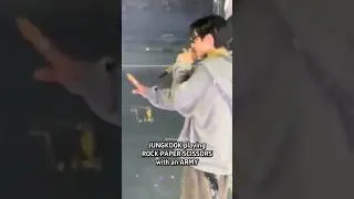Thumbnail: Jungkook Plays Rock-Paper-Scissors With ARMY During Baltimore Day 1 #bts #jungkook #shorts