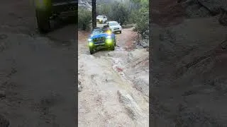 Thumbnail: Tacoma on Rocky Trail in the rain - Holcomb Valley Big Bear  #shorts