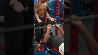 Thumbnail: mogging lil bro in his own weight room… #basketball