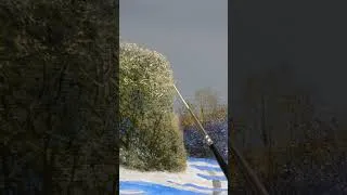 Thumbnail: Close-up Painting a Snowy Road  #art #satisfying #artlessons