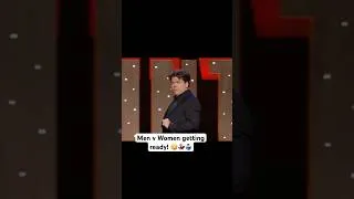 Thumbnail: Men v Women getting ready! 🤣💃🏼🤷🏻‍♂️ #standupcomedy