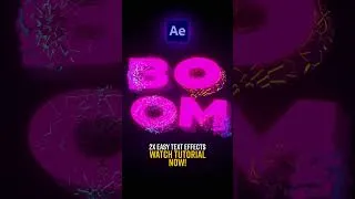 Thumbnail: 2x EASY Text Effects | After Effects Tutorial 2026