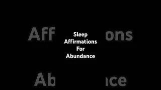 Thumbnail: Sleep Affirmations for Health, Wealth, Love & Happiness (Manifesting Abundance)