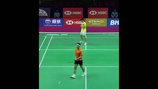 Thumbnail: Fast Reaction Brian Yang vs Loh Kean Yew #badminton#sports #shorts #bwfworldchampionships #羽毛球 #bwf