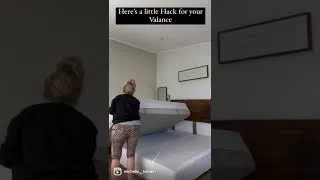 Thumbnail: little hack to stop valance from Moving when putting your mattress back on top #mumhack #bedmaking