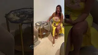 Thumbnail: “Inside the Beehive” Custom Side Table by SR Design X IMAGIO Glass Design