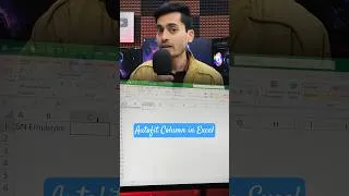Thumbnail: Autofit Column in Excel | Excel Shorts Video | Excel Tips and Tricks