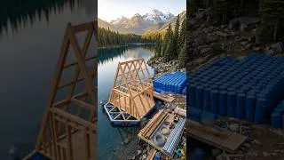 Thumbnail: DIY Floating Cabin on Floating Drums 🌊🏡 | AI Concept | Satisfying Build