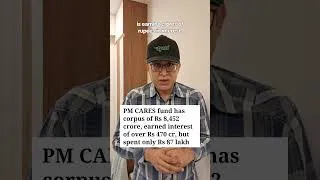Thumbnail: Society uncle defends PM Cares Fund #satire #pmcaresfund #viksitbharat #healthcareindia #education