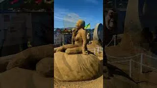 Thumbnail: Parksville Beach Sandcastle Competition!🚗🏖️🌞 #parksville #sandcastle #beach #shorts #midliferising