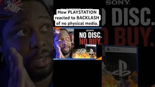 Thumbnail: How PLAYSTATION reacted to Backlash of NO Physical Media!  #gaming #playstation #comedy