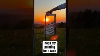 Thumbnail: I took my painting for a walk! Art moment