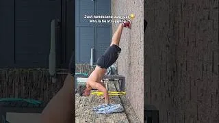 Thumbnail: Gravity left the chat🗿 #shorts #calisthenics #viral
